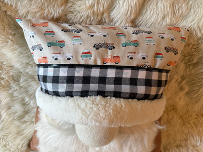 Fall Truck Gnome Pillow
