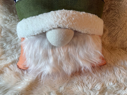 Black Pumpkin Fall Gnome Pillow