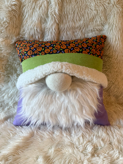 Jack-O’-Lantern Gnome Pillow
