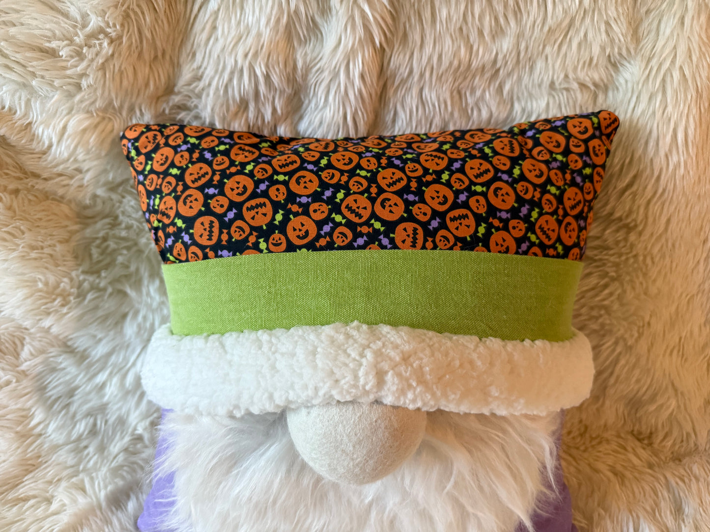 Jack-O’-Lantern Gnome Pillow